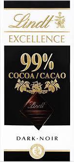 Lindt Excellence 99% Cocoa 50g Bar