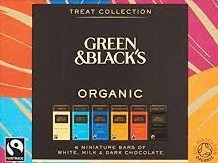 Green & Blacks 6 Mini Bars Treat Collection 90g
