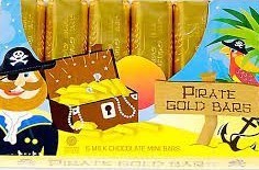Pirate Gold Milk Chocolate Bars 84g