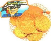 Pirate Net Of Chocolate Coins 25g