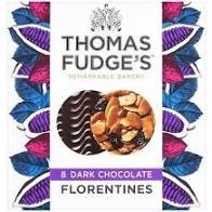Thomas Fudge's 8 Dark Chocolate Florentines