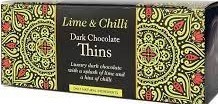 Beech's Lime & Chilli Dark Chocolate Thins 150g